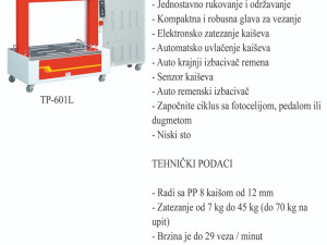 Polu-automatska mašina za vezivanje pp trakom