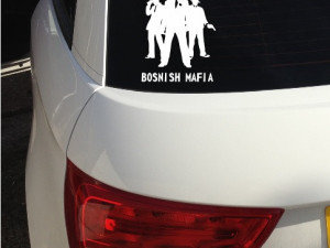 Auto naljepnica BOSANSKA MAFIA stikeri naljepnice