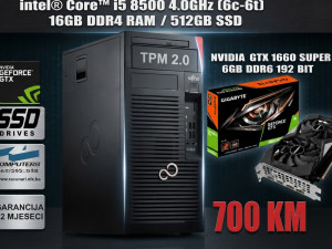 RACUNAR GAMER I5 8500 /GTX 1660 SUPER/ 16GB DDR4 /512GB SSD
