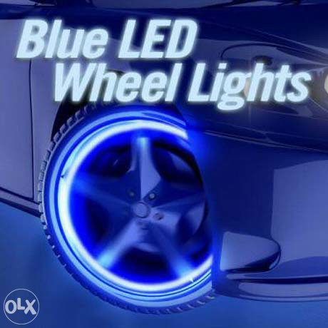 Led svjetla kapice za auto bicikl motor PLAVE