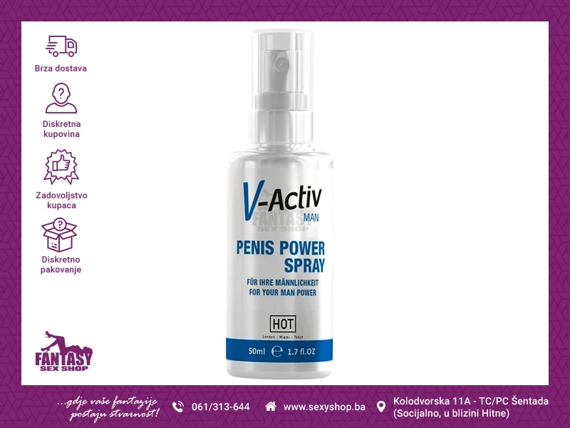 Sprej Za Potenciju V-Activ 50ml | #potencija FANTASY
