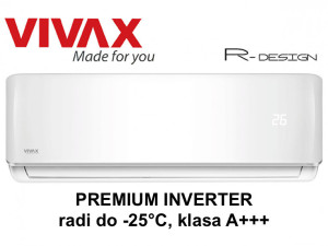 Vivax 9-ka INVERTER do -25 A+++ 09CH25AERI R+ dizajn