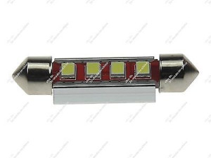 LED cjevaste CANBUS 41 mm 42 mm za auto BIJELE