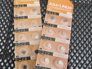 Baterija AG10 389 390 L1130 LR1130 baterije Ag4 Lr626