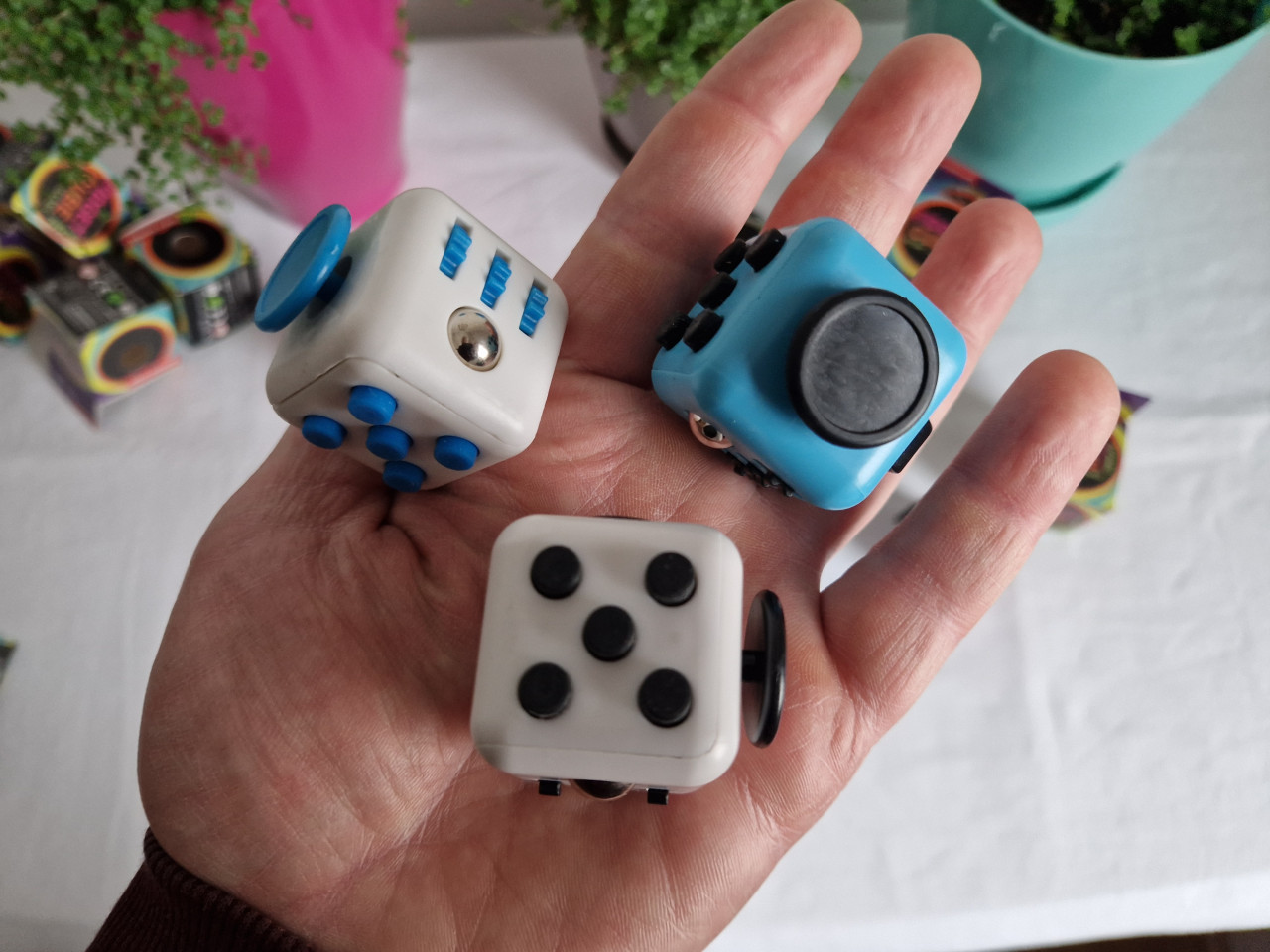 Fidget Cube / Kocka Antistres za Opuštanje Spinner