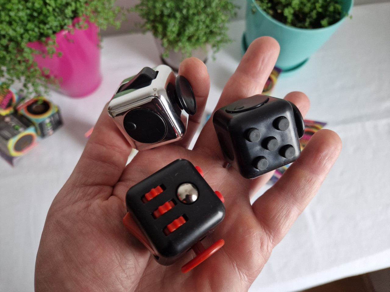 Fidget Cube / Kocka Antistres za Opuštanje Spinner