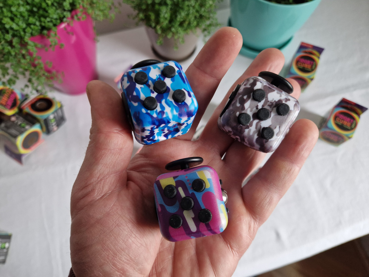 Fidget Cube / Kocka Antistres za Opuštanje Spinner