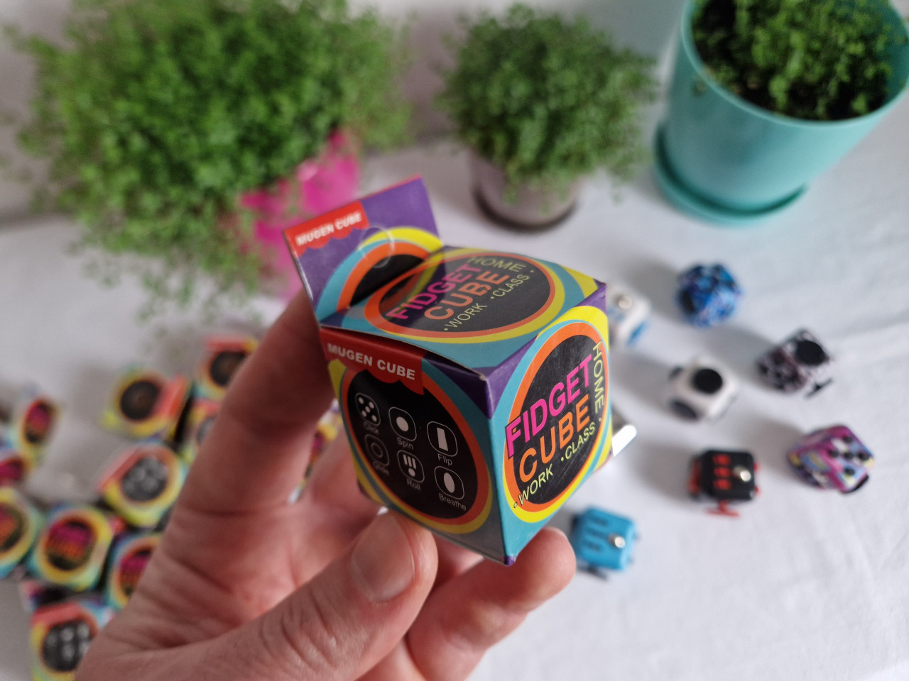 Fidget Cube / Kocka Antistres za Opuštanje Spinner