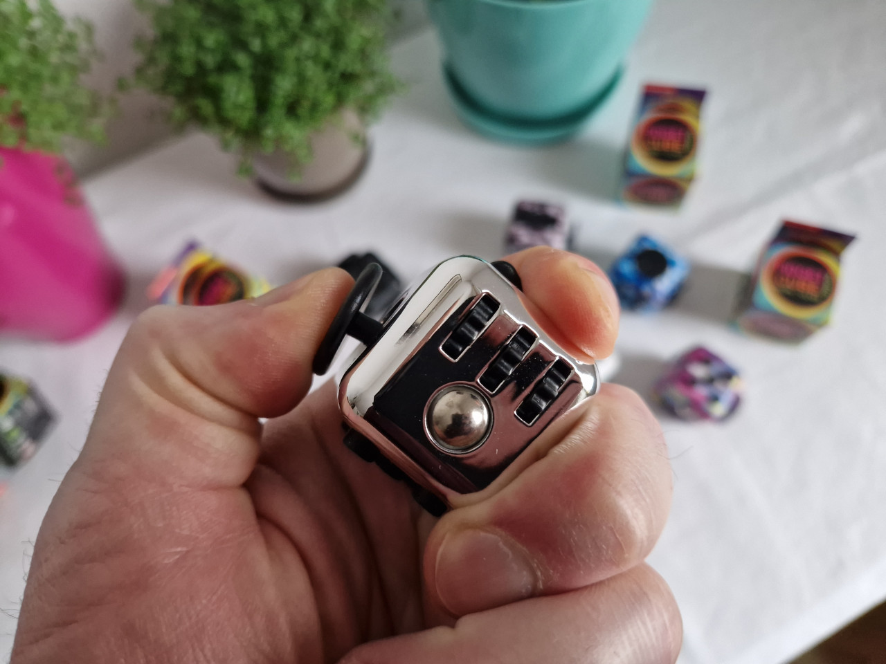 Fidget Cube / Kocka Antistres za Opuštanje Spinner
