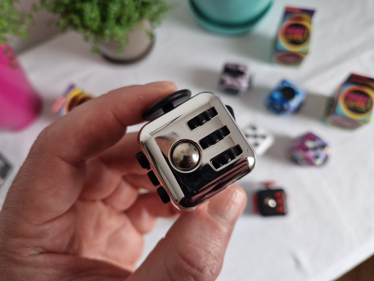 Fidget Cube / Kocka Antistres za Opuštanje Spinner