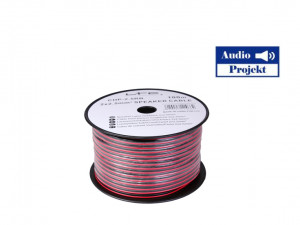 KABAL ZA ZVUČNIKE  2x2,5mm crveno-crni LTC