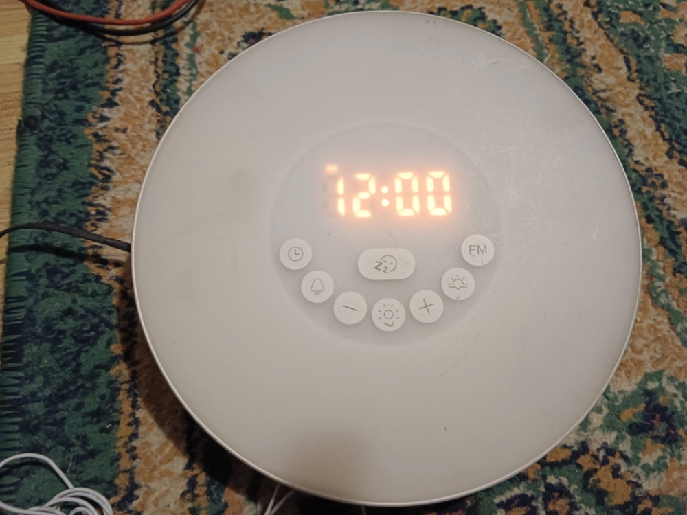 Radio Sat Alarm svjetlo lampa
