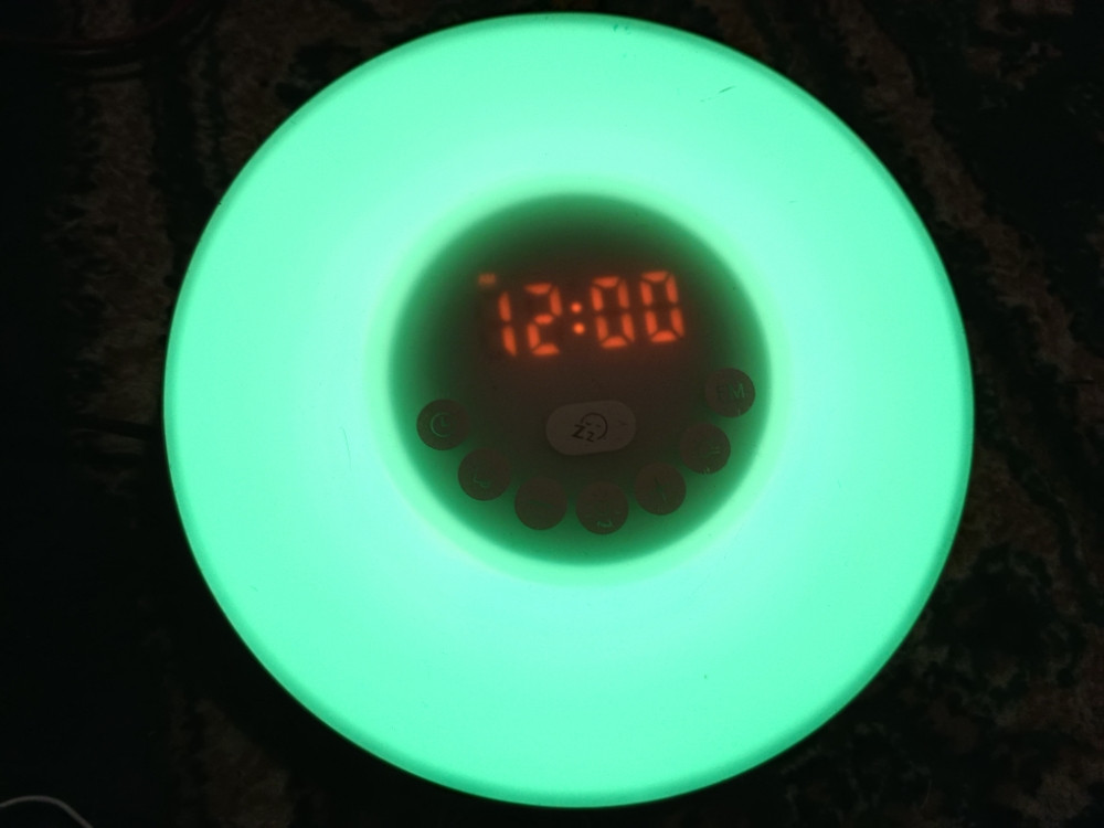 Radio Sat Alarm svjetlo lampa