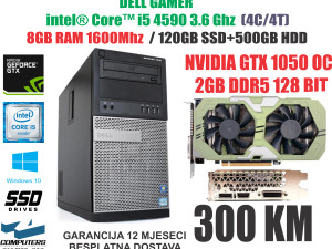 Računar i5 4590/NVIDIA GTX 1050/8GB RAM/SSD+HDD