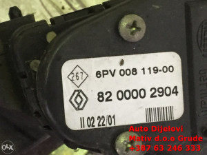 Papučica gasa Renault Laguna II 2004. 1,9 DCI