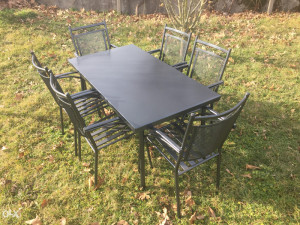 VRTNA GARNITURA, 6 STOLICA VM I STOL 150x80