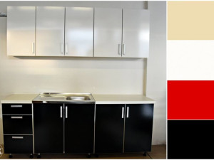 kuhinja 2m visoki sjaj 480 KM