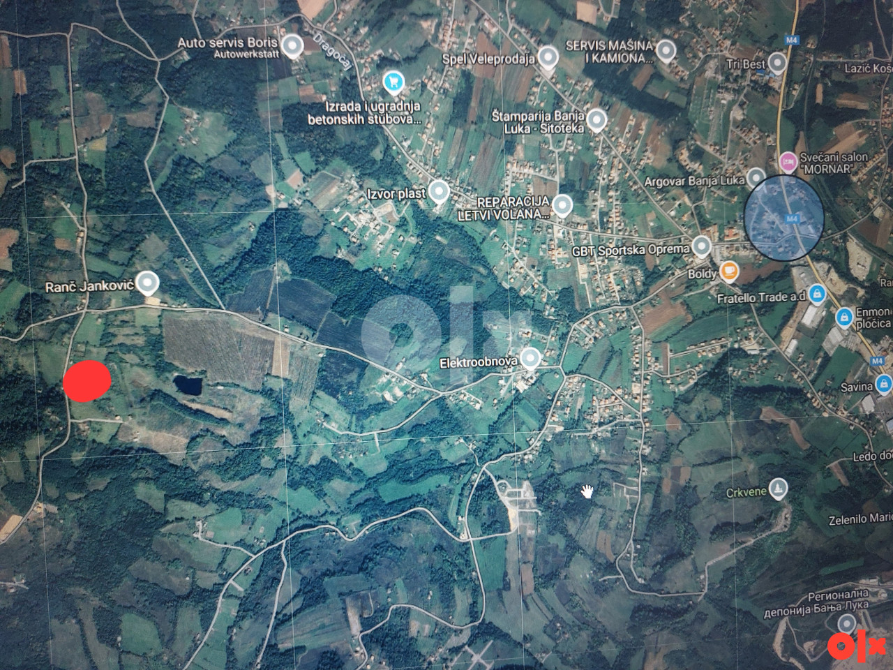 Plac  Dragocaj -Stranjani   4500m2 3