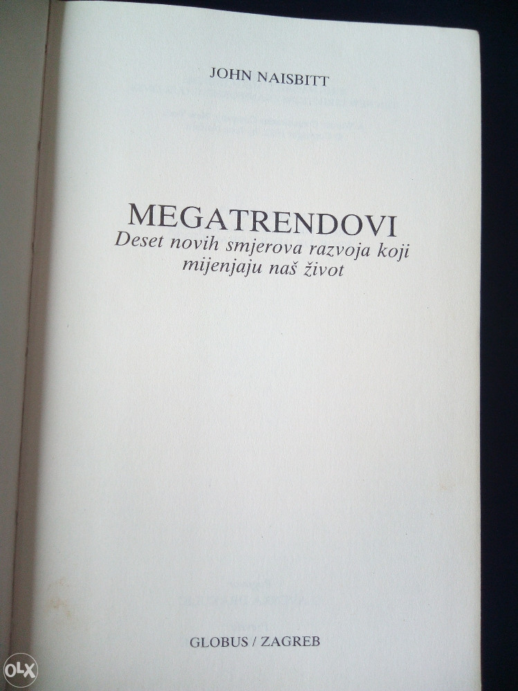 Knjige , Megatrendovi - John Naisbitt / Džon Nezbit
