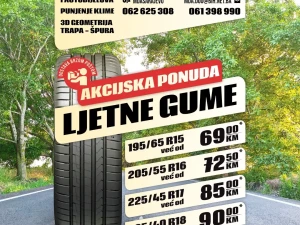 NOVE LJETNE GUME  AKCIJA