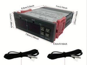 STC-3008 Dupli Termostat 220V sa dva releja