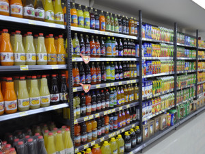 S regal ojačana polica za market trgovinu piće sokove