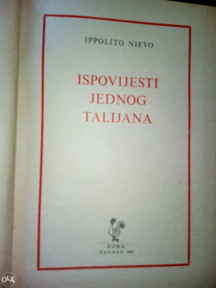 Ispovijesti jednog Talijana - Ippolito Nievo