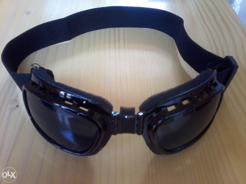 Moto naocale crne WIND SHIELD
