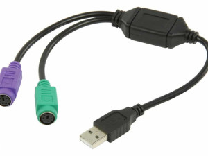 2 x Nedis USB Adapter USB A M -> 2x PS2 Ž