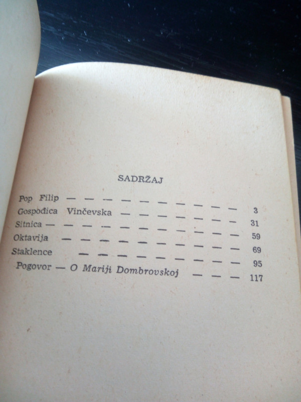 Knjige , Marija Dombrovska / Znaci života