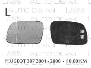 STAKLO RETROVIZORA PEUGEOT 307