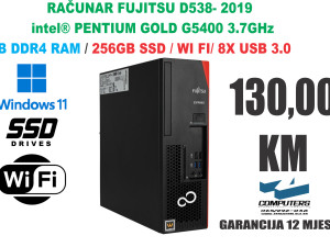 Računar intel QUAD/8GB DDR4 RAM/256GB SSD / WI FI/ DP