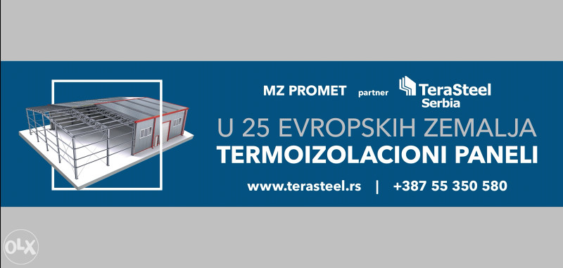 Sendvič termoizolacioni krovni panel