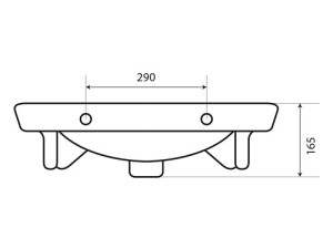 Umivaonik za osobe sa invaliditetom 65cm