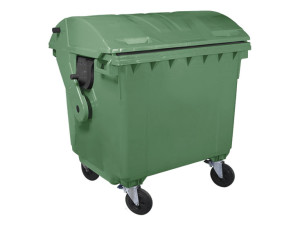 Plastični kontejner -1100l polukružni poklopac
