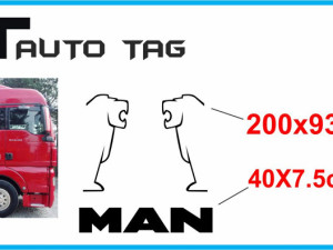 stikeri i auto naljepnice/naljepnica za kamion MAN!.-,