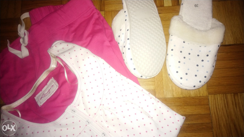 Ženska pidžama i papuče M - L C&A, ženske pidžame