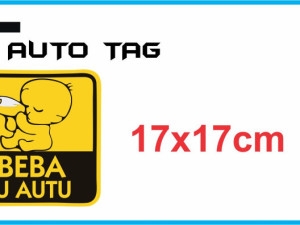 Stikeri i auto naljepnice/naljepnica BEBA U AUTU-:"!
