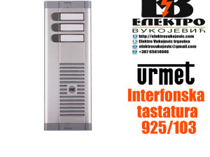 Interfon Portafon Urmet tastatura 925/103