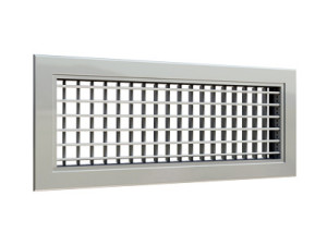 Aluminijska rešetka za ventilaciju 400x200 dvoredna