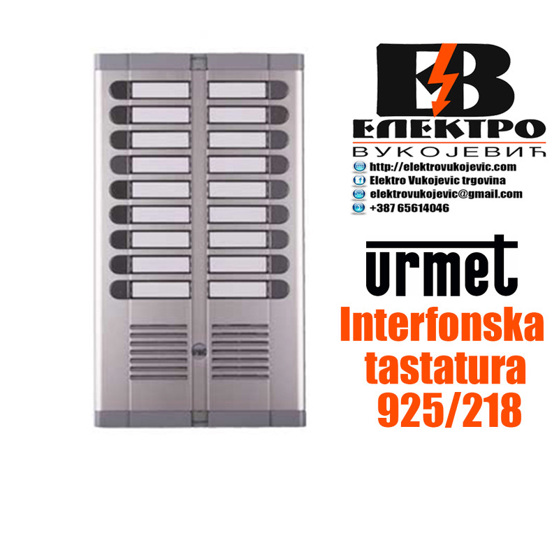 Interfon Portafon Urmet tastatura  925/218