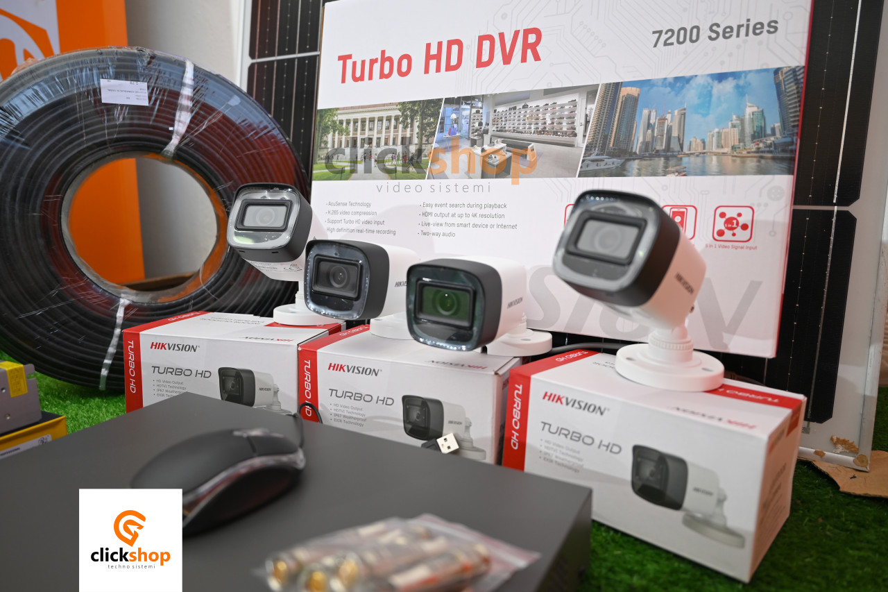 POVOLJNO HIKVISION NOC U BOJI KAMERE 2.0VIDEO NADZOR set ugradnja