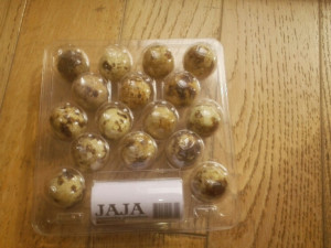 PS posuda za jaja od Japanske prepelice i sl.