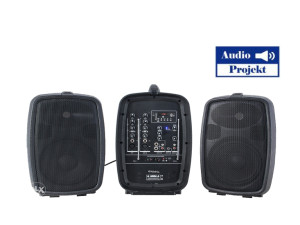 RAZGLAS OZVUČENJE COMBO208 ,2xBEŽIČNI MIKROFON VHF