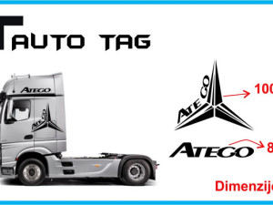 Stikeri i auto naljepnice za kamion MERCEDES ATEGO!