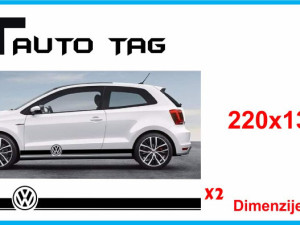 Stikeri i auto naljepnice/naljepnica VOLKSWAGEN POLO VW