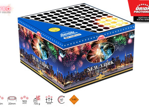 Vatromet; NEW YORK; 100 Izbačaja; Razred III; Orion Pirotehnika