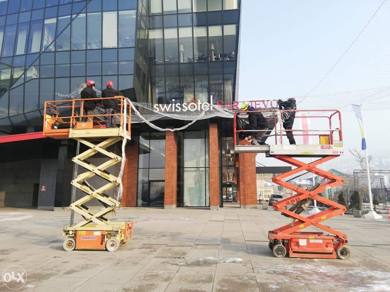 Najam dizalica, platforma, sa korpom