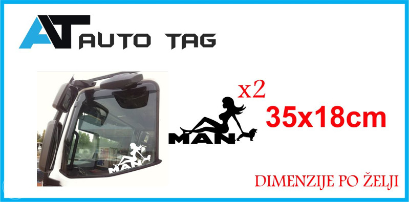 Stikeri i auto naljepnice naljepnica za kamion MAN !