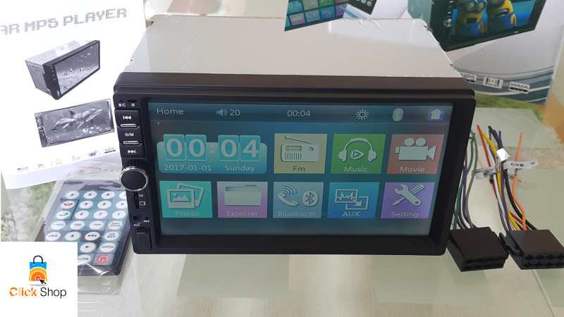 MULTIMEDIA 2 din 7" AUTO RADIO Golf Pezo Audi Opel...multimedija